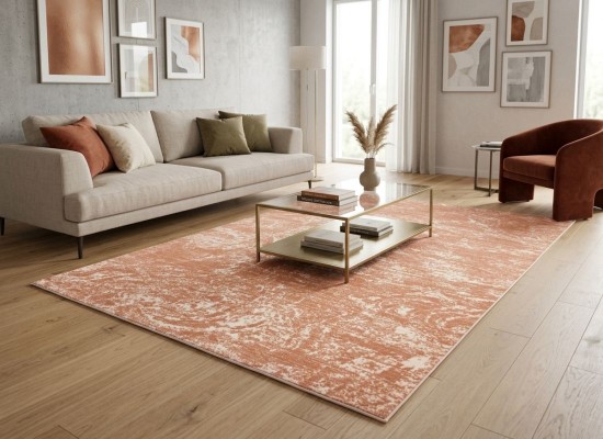 Covor KAVITA 724 salmon/cream